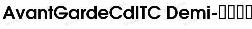 AvantGardeCdITC Demi字体转换